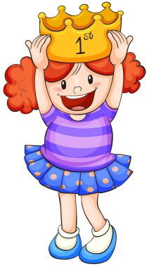 a girl clipart