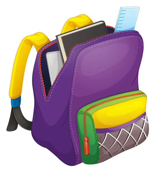 Школьная сумка — стоковый вектор