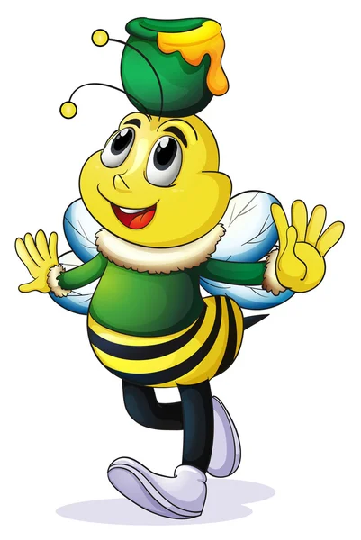 ミツバチ — ストックベクタ