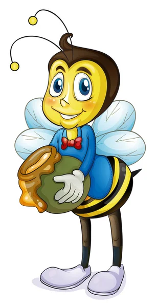 Honey bee — Stock Vector
