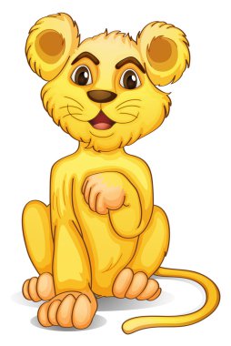 cub on white clipart