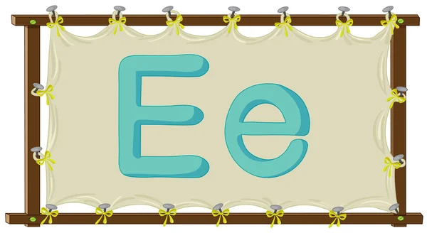 Lettre de l'alphabet — Image vectorielle