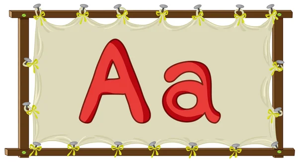 Letter of the alphabet — Stock Vector