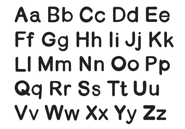 Английские алфавиты — стоковый вектор