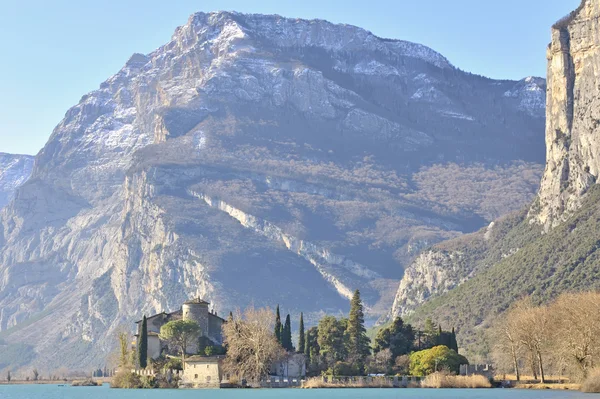 stock image Toblino castle