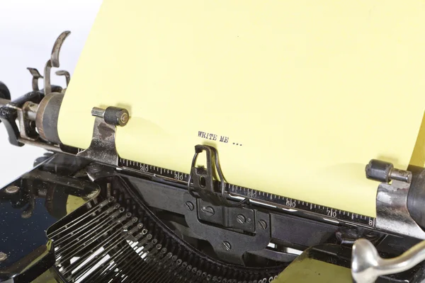 Деталь старої друкарської машинки — стокове фото