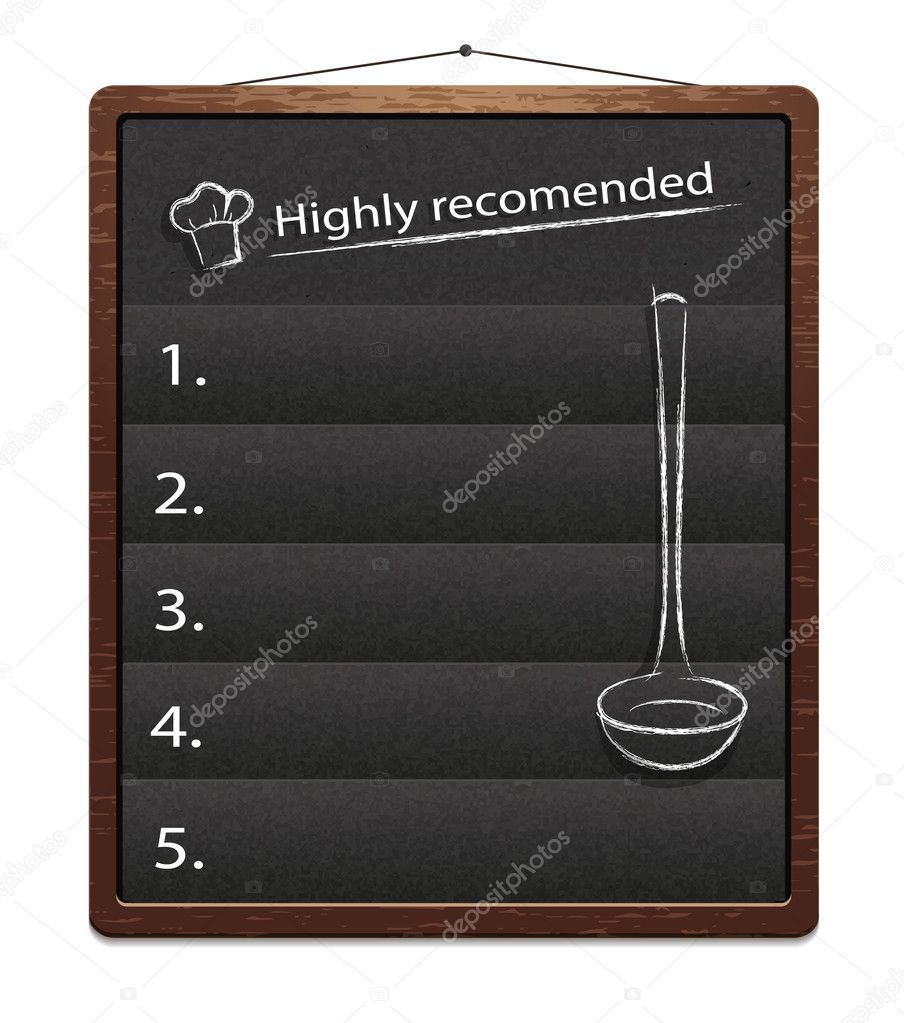 Board_menu_highly recomended