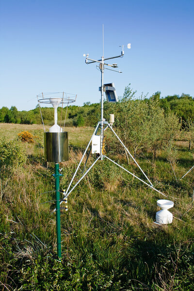 Solar power weather station