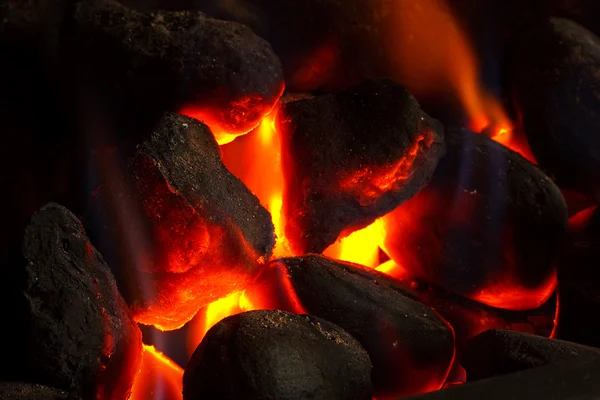 Imitasyon kömür ateşi — Stok fotoğraf
