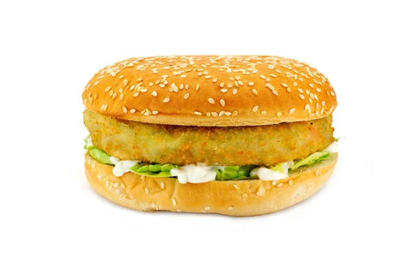 Vegetáriánus burger — Stock Fotó