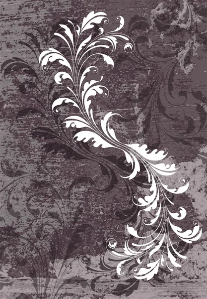 Великолепный винтажный цветочный фон — стоковый вектор