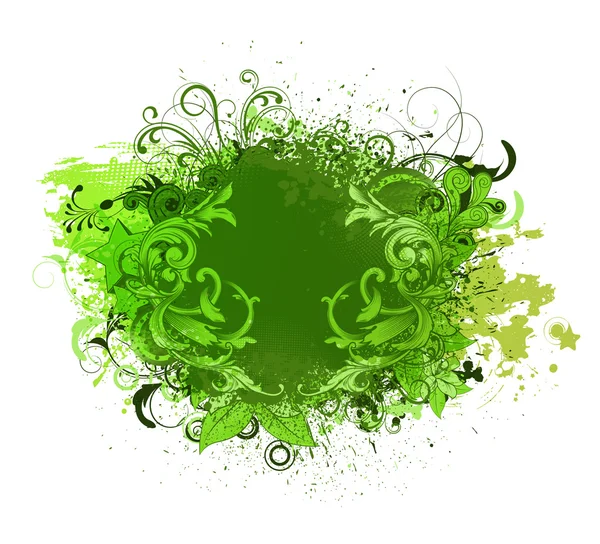 Illustration florale grunge — Image vectorielle