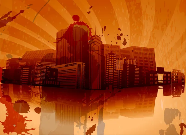 Affiche urbaine Grunge — Image vectorielle