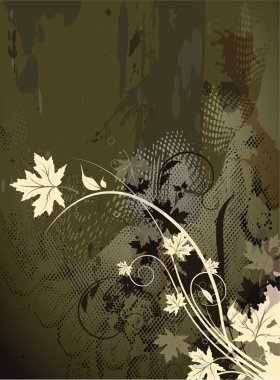 Sonbahar Çiçek Arkaplanı