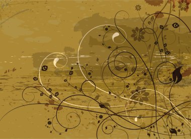 Sonbahar Çiçek Arkaplanı