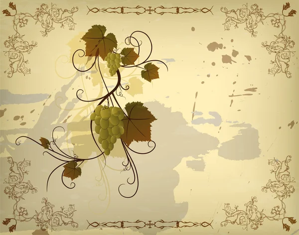 Automne Arrière-plan floral — Image vectorielle