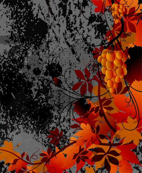 秋のグランジ背景 — ストックベクタ