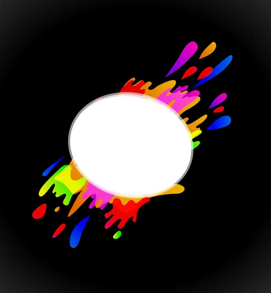 Cadre abstrait coloré — Image vectorielle