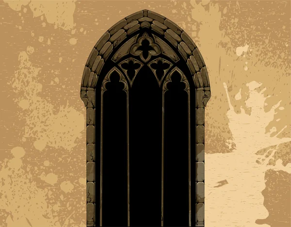 Grunge gotische illustratie — Stockvector