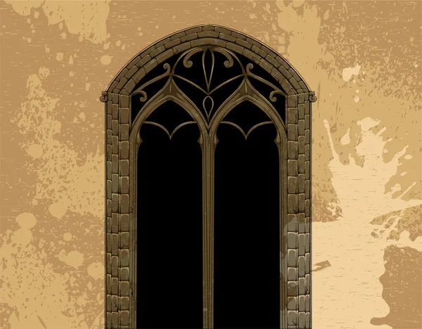 Grunge gothic illustration