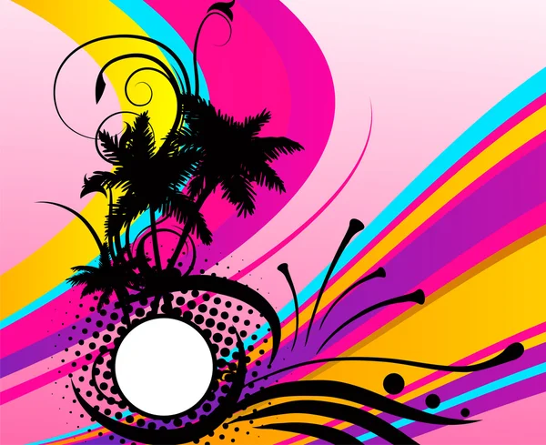 Abstract summer background — Stock Vector
