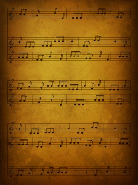 Vintage music background clipart