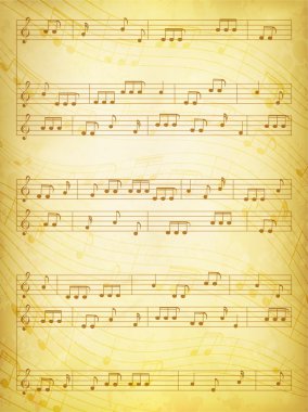 Vintage music background clipart