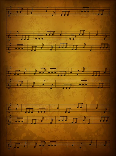 Винтажный музыкальный фон — стоковый вектор