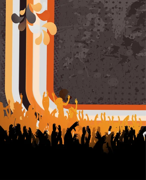 Affiche de concert rétro — Image vectorielle