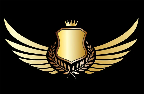 Gold emblem — Stock Vector