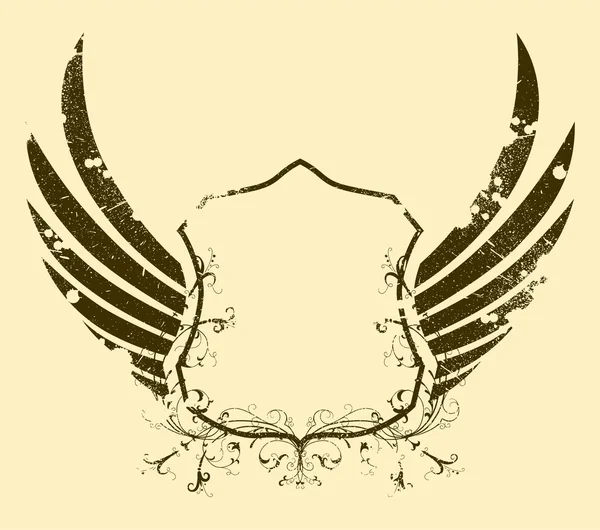 Emblème Grunge — Image vectorielle