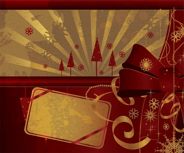 クリスマスグリーティングカード ストックベクター
