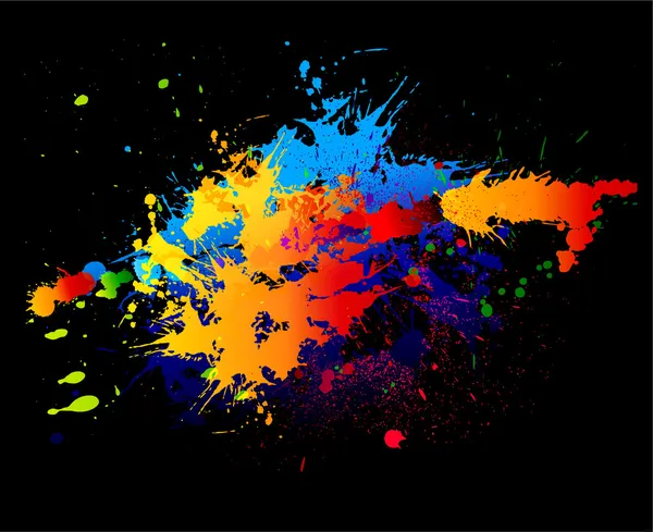 Kleurrijke splatter — Stockvector