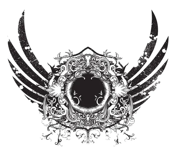 Grunge vintage emblem — Stock Vector