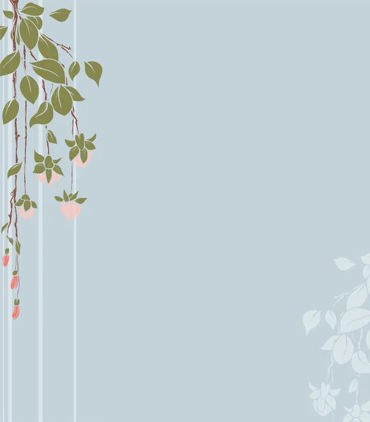 Forår blomster baggrund – Stock-vektor