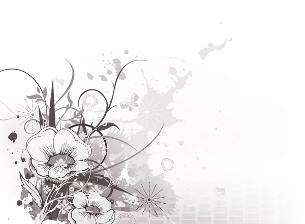 复古花卉背景 — 图库矢量图片