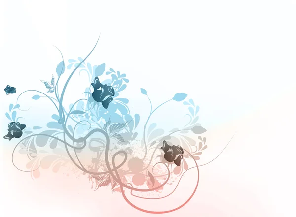 Винтажный цветочный фон Лицензионные Стоковые Векторы
