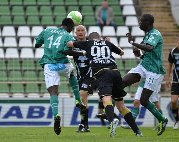 Jönköpings Södra - szombathely fotbollsmatch — Stockfoto