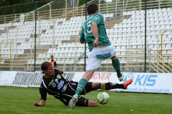 Kaposvar - Szombathely soccer game — Stock Photo, Image