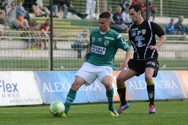 Kaposvar - Szombathely soccer game — Stock Photo, Image