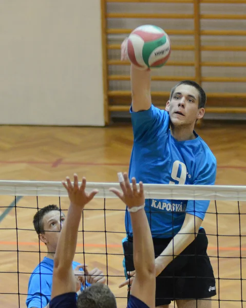 Junior volleyball game — Stock Photo, Image