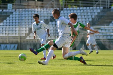 Kaposvar - Paks under 19 soccer game clipart