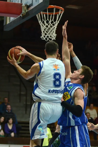 Kaposvár - fehervar gra w koszykówkę — Zdjęcie stockowe