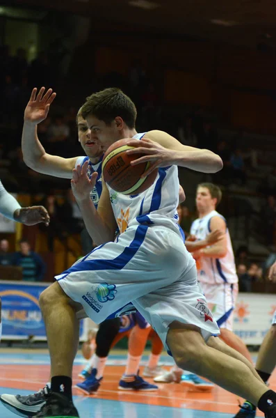 Kaposvár - fehervar gra w koszykówkę — Zdjęcie stockowe