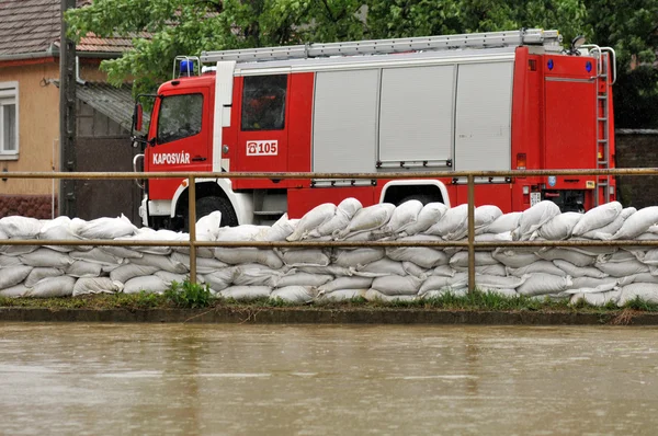 Защита от наводнений — стоковое фото