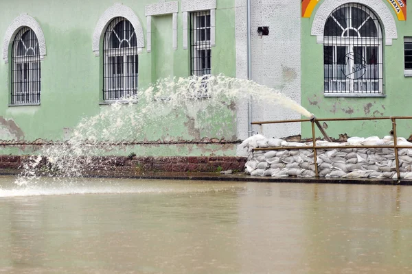 Defensa contra inundaciones — Foto de Stock