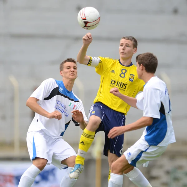 Brescia Akademii (Ita) - Region Zachodni Syfa pod 17 mecz piłki nożnej Zdjęcie Stockowe
