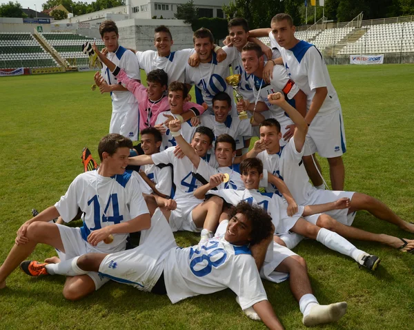 Brescia Academy (ITA) - SYFA West Region sob 17 jogo de futebol — Fotografia de Stock