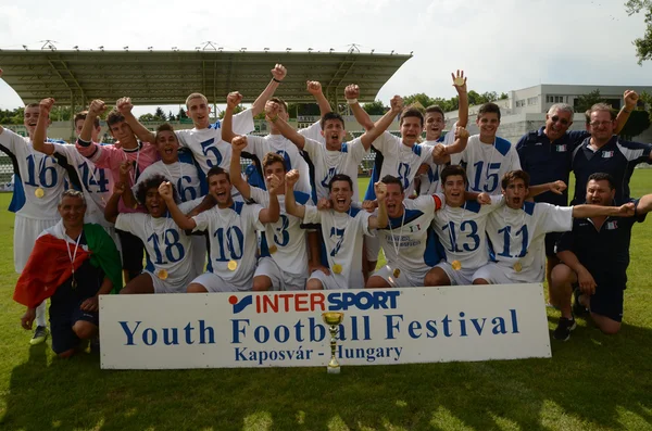 Brescia Academy (ITA) - SYFA West Region sob 17 jogo de futebol — Fotografia de Stock