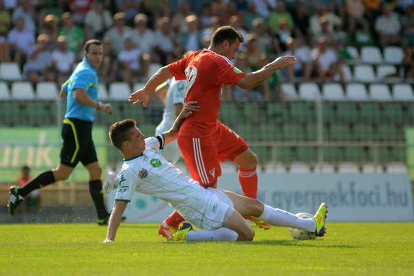 Kaposvar - Debrecen partita di calcio — Foto Stock